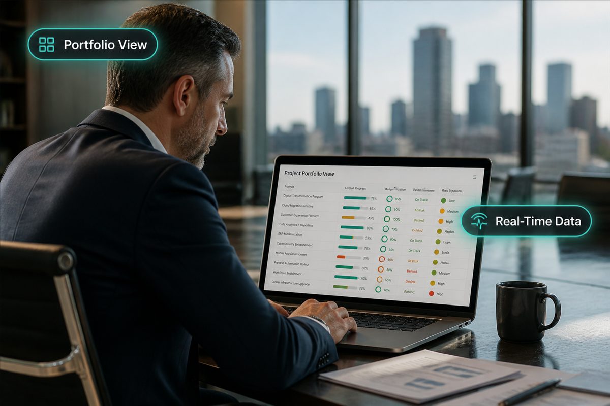 Real-time project dashboard